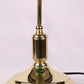 Hdc Retro Home Classic Green Bankers Table Lamp with Glass Shade and Brass Base