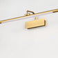 HDC 12W Modern Electroplated Brass Gold Body LED Wall Light Mirror Vanity Picture Lamp - Warm White