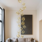 Hdc 12-Light Led Double Height Stair Chandelier