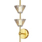 Hdc Double Headed Modern Umbrella Decorative LED Wall lamp