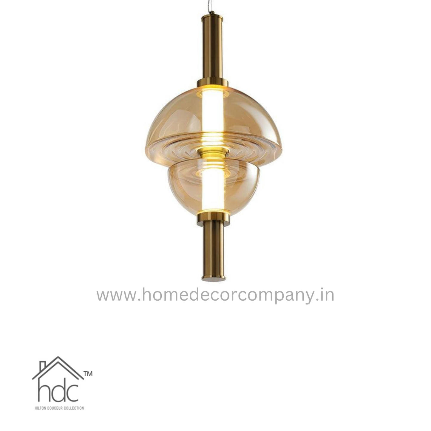 HDC Luxury Nordic Simple Modern Restaurant Glass Pendant Light