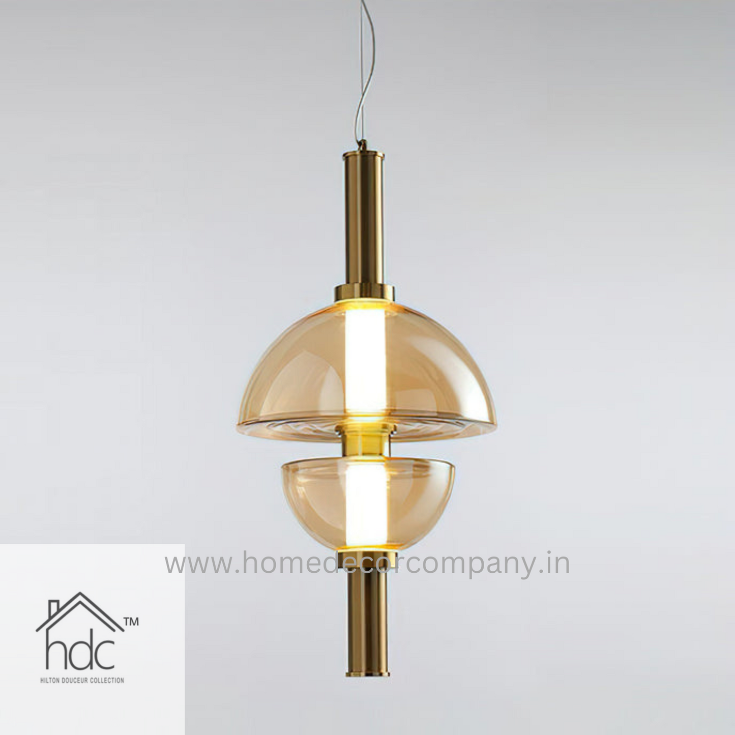 HDC Luxury Nordic Simple Modern Restaurant Glass Pendant Light
