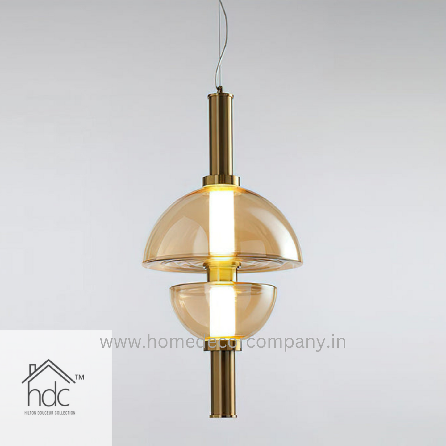 HDC Luxury Nordic Simple Modern Restaurant Glass Pendant Light