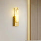 Hdc Alabaster Agatha Modern Gold Led Wall Light For Drawing Room - Tricolor - HDC Lights