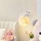 Hdc Cartoon Rabbit Pendant Lamps LED Modern Hanging Light for Baby Room Kids Bedroom