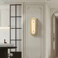Hdc 400mm Sleek Matte Gold-plated Metal Frame Wall Light For Living Room, Bedroom
