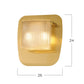 HDC Smoke & Amber Finish Luxury Glass Wall Light for Living Room