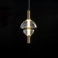 HDC Amber Glass Dual Layer Nordic Simple Modern Restaurant Pendant Light