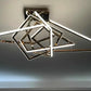 HDC Modern Luxury Polygonal LED Chandelier for Living Room Bedroom