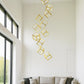 Hdc 12-Light Led Double Height Stair Chandelier
