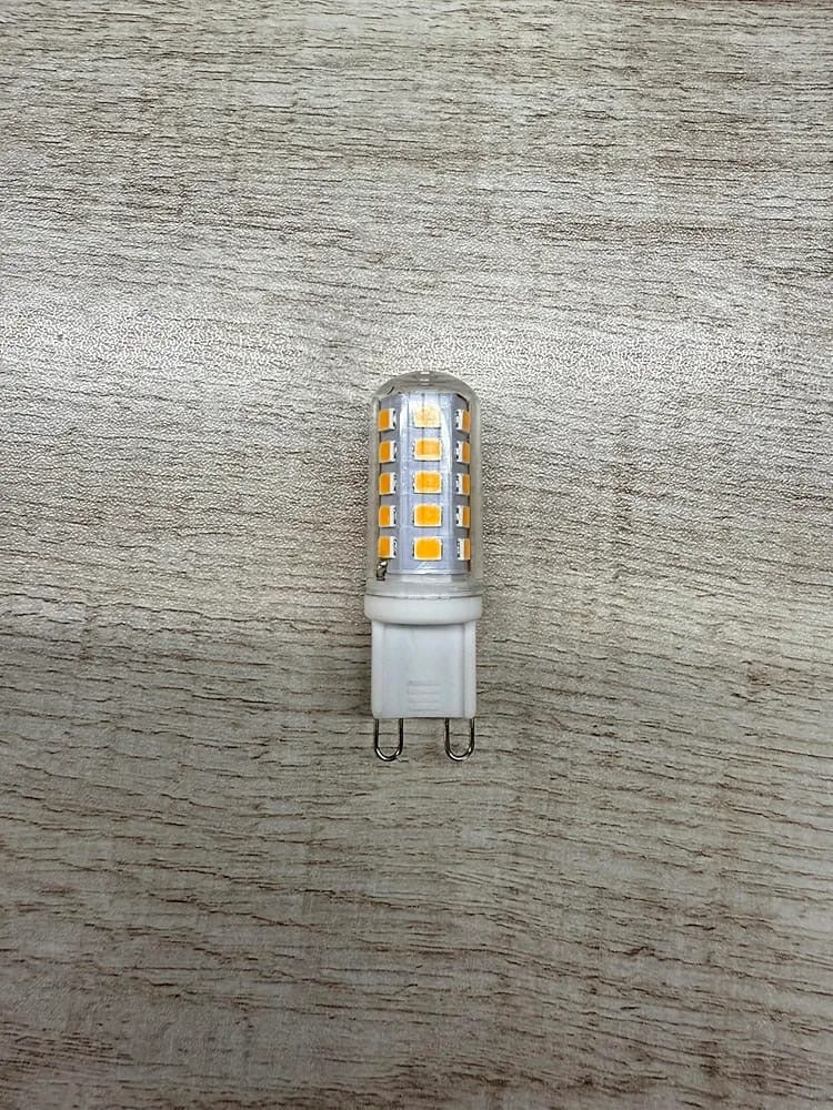 HDC G9 Led Cob Bulb 4w, 450lm Tricolor, 220-240v G9 Ceramic Base Non-Dimmable Light Bulb For Ceiling Light, Under Cabinet - Pack Of 2