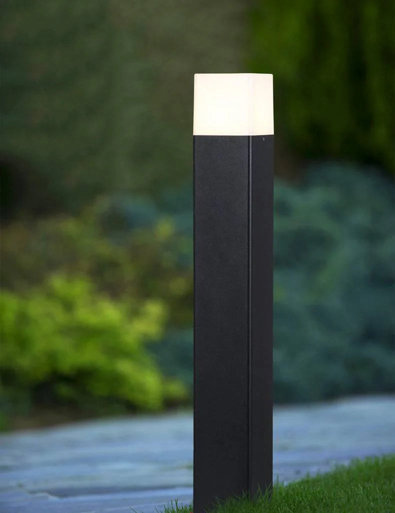 Hdc Led 600mm Sand Black Body Bollard Outdoor Garden Park Driveway Light - Warm White
