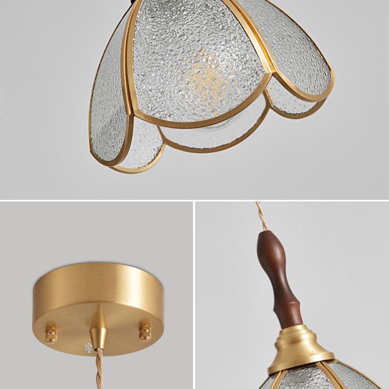 HDC Vintage Glass Pendant Light for Dining Room & Kitchen