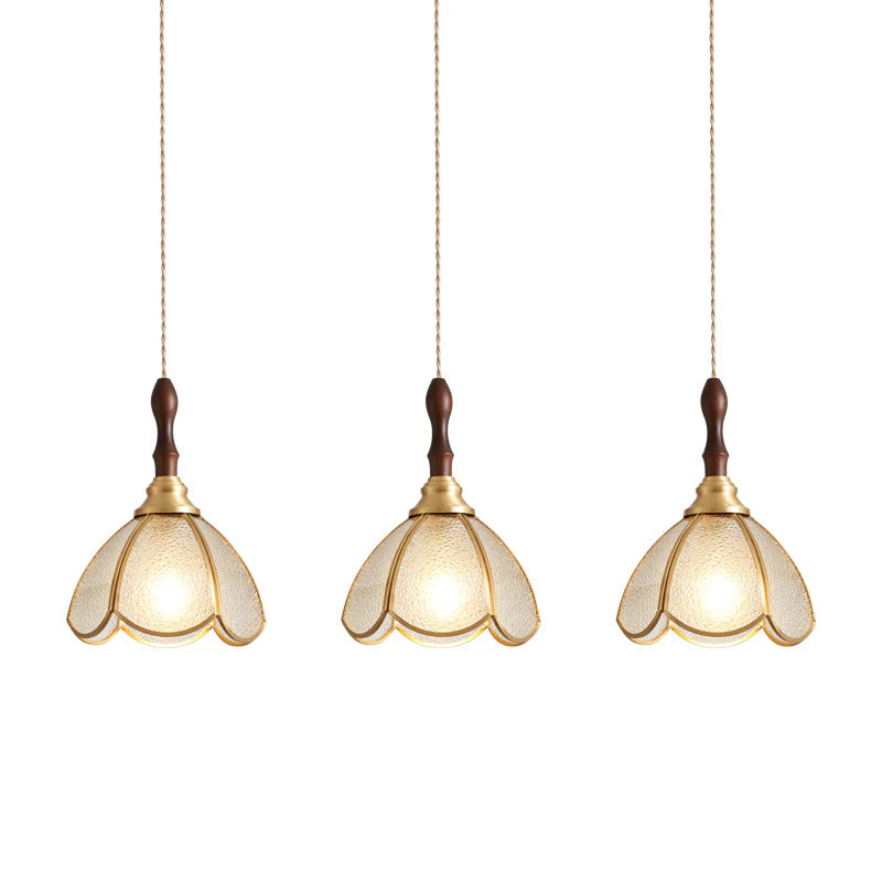 HDC Vintage Glass Pendant Light for Dining Room & Kitchen