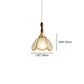 HDC Vintage Glass Pendant Light for Dining Room & Kitchen