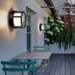 HDC 5 Watt M932 Led Outdoor Modern Wall Light Round Acrylic (Warm White)