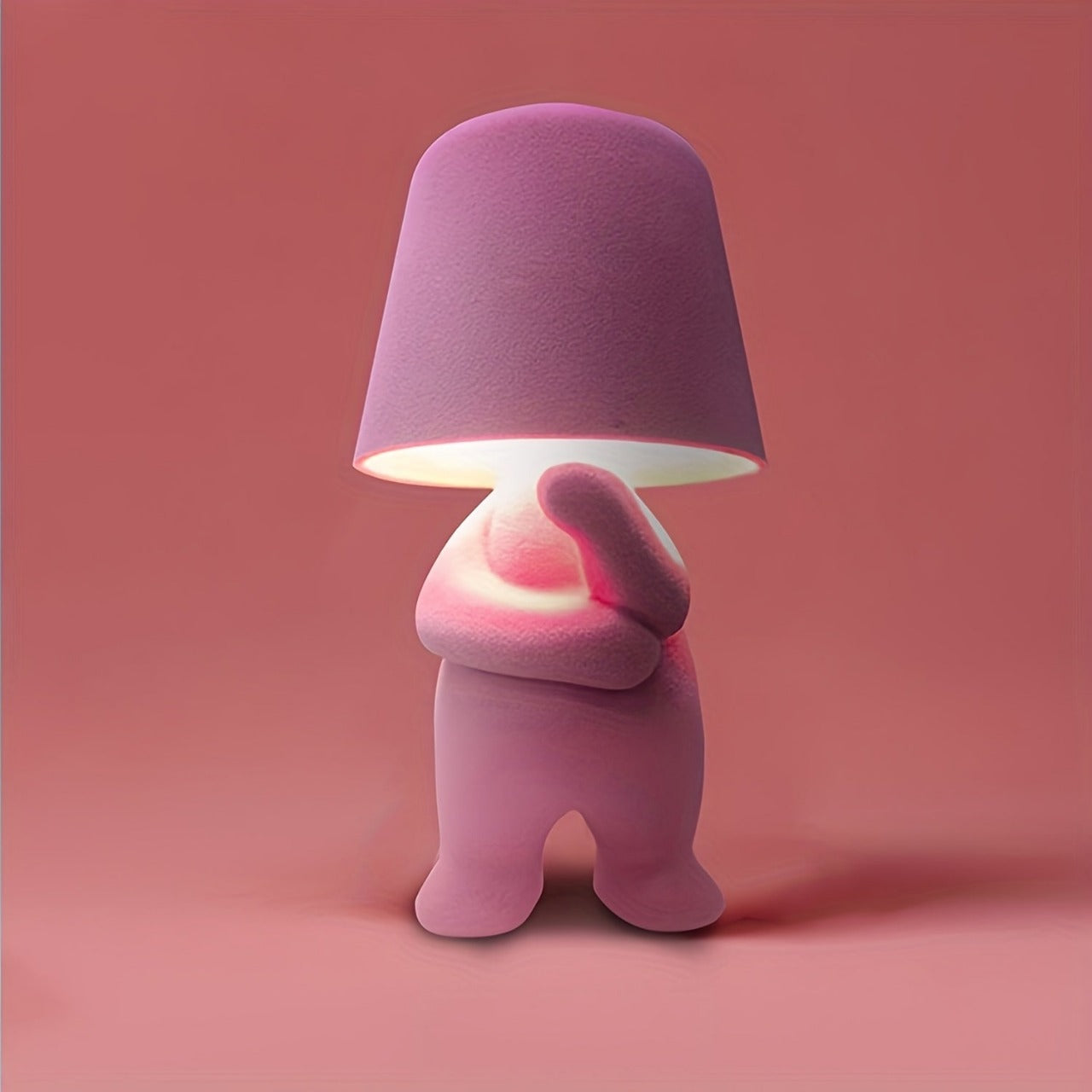 Hdc Little Modern Table Lamp for Bedroom: Rechargeable Cute Light for Kids, Teens - Gift for Birthday Christmas