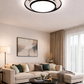 HDC Modern Black 500MM Ceiling Light with Sleek Bar Design for Bedroom