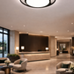 HDC Modern Black 500MM Ceiling Light with Sleek Bar Design for Bedroom