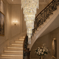 HDC 1650mm Premium Crystal Cascade Double Height Chandelier for Staircase