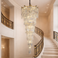 HDC 1650mm Premium Crystal Cascade Double Height Chandelier for Staircase