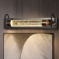 HDC Modern Black & Copper Luxury Bubble Glass Mirror Light