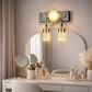 HDC Premium Dual Glow Floral Crystal Mirror Light for Vanity & Bathroom Spaces