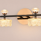 HDC Modern Crystal Dual Mirror Light for Bathroom, Vanity Areas