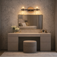 HDC Modern Crystal Dual Mirror Light for Bathroom, Vanity Areas