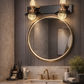 HDC Premium Rose Gold & Black Crystal Dual Head Mirror Light