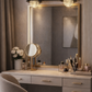 HDC Premium Rose Gold & Black Crystal Dual Head Mirror Light