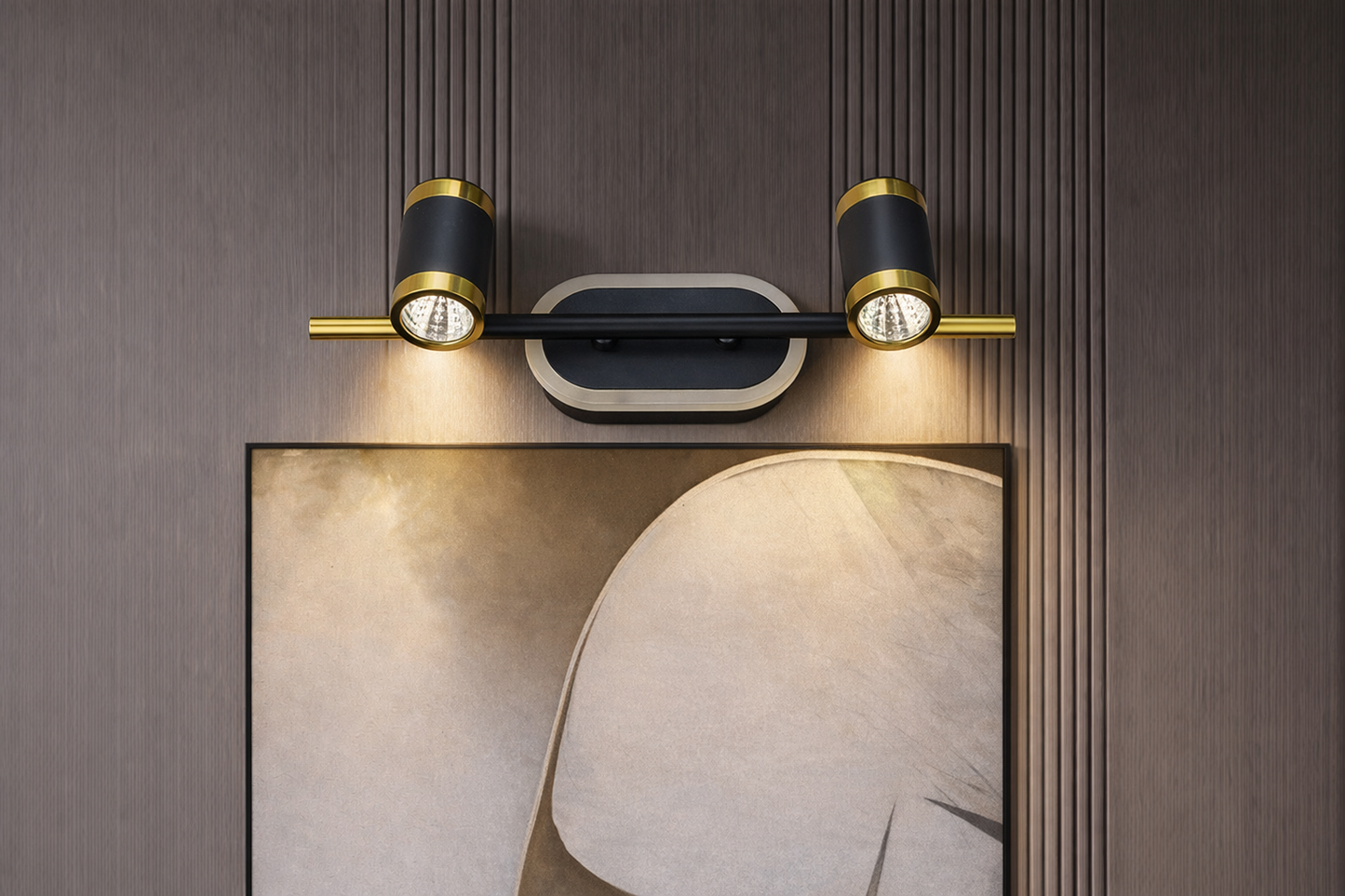HDC 17/12/7 Watt Premium Dual-Tone Adjustable Mirror Light for Bathroom, Vanity Areas