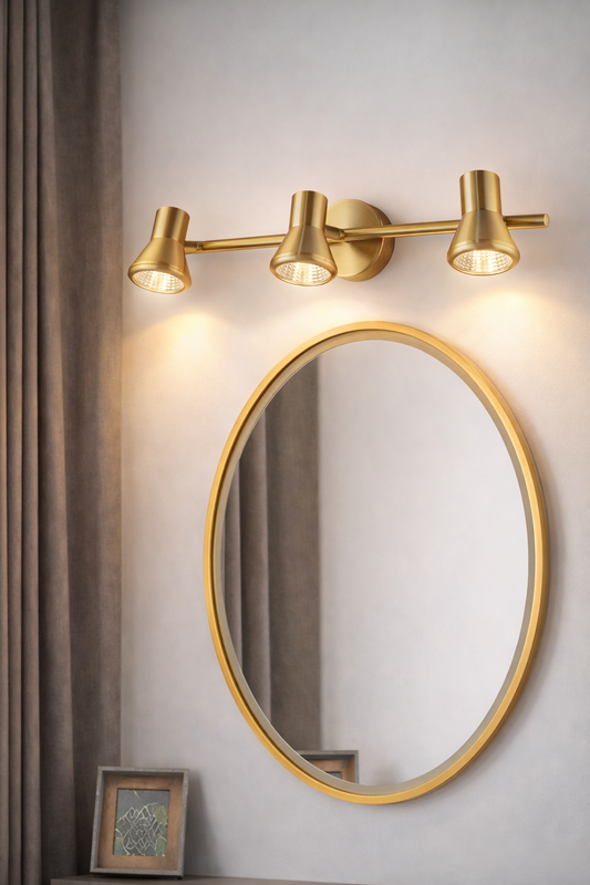 HDC Gold 5/15 Watt Mirror Light for Bathroom, Vanity Area