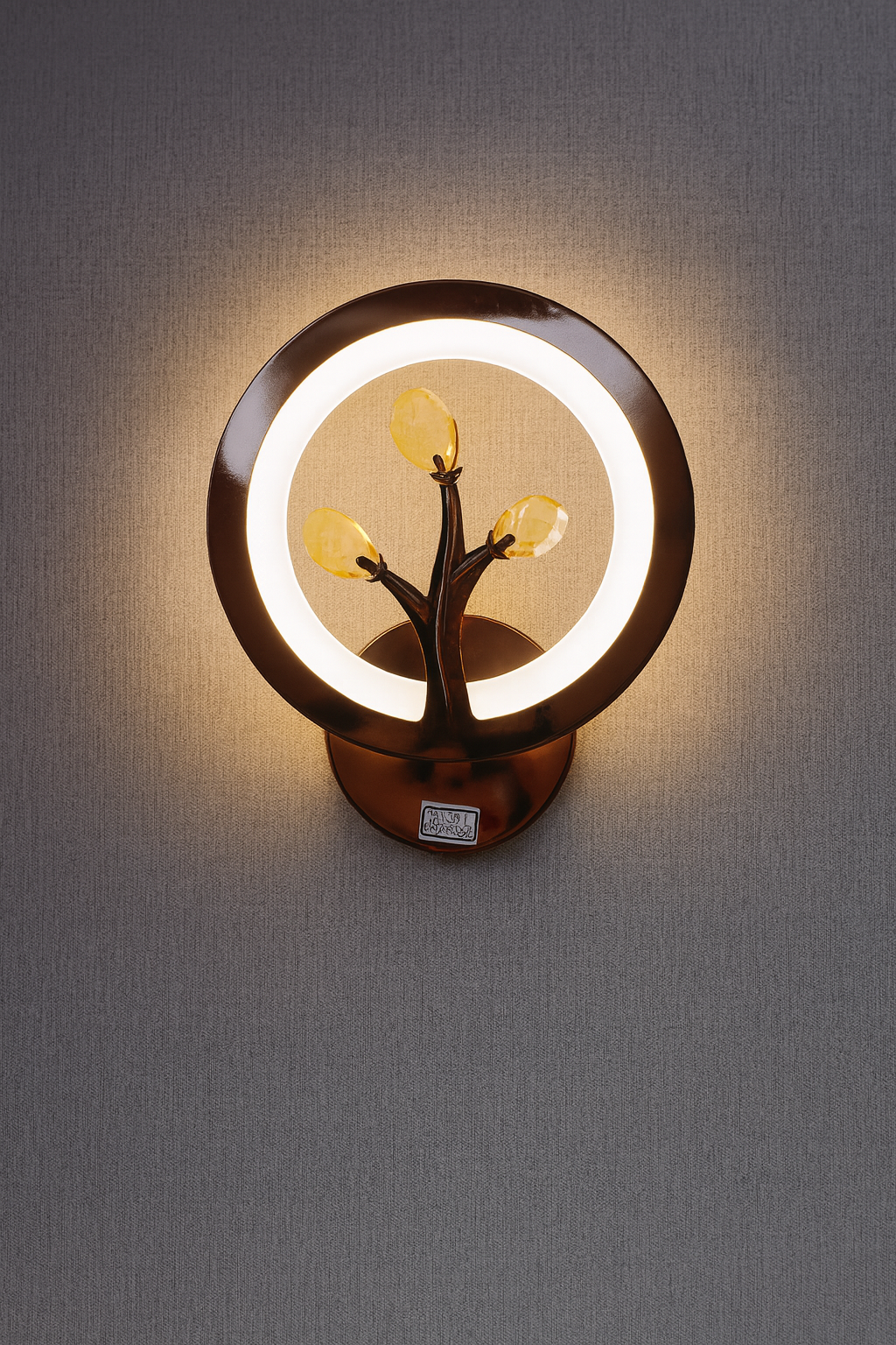 Hdc Modern LED Tree Ring Rosegold Wall Lamp For living room, bedroom, hallway