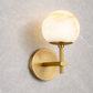 HDC Luxury Circular Marble Finish Globe Wall Light For Living Room, Bedroom