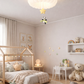 HDC Kids Cloud Panda Star Hanging Pendant Light for Bedroom & Playroom