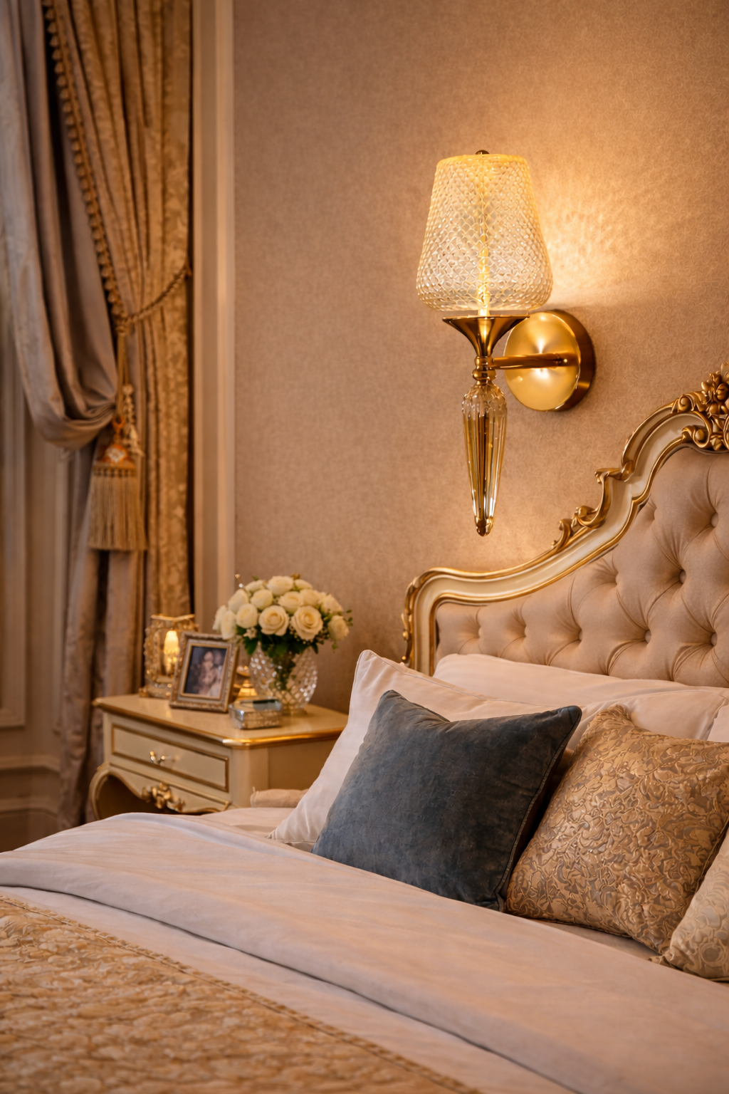 HDC Premium Smoke & Amber Ambient Wall Light for Hotel & Home Interiors