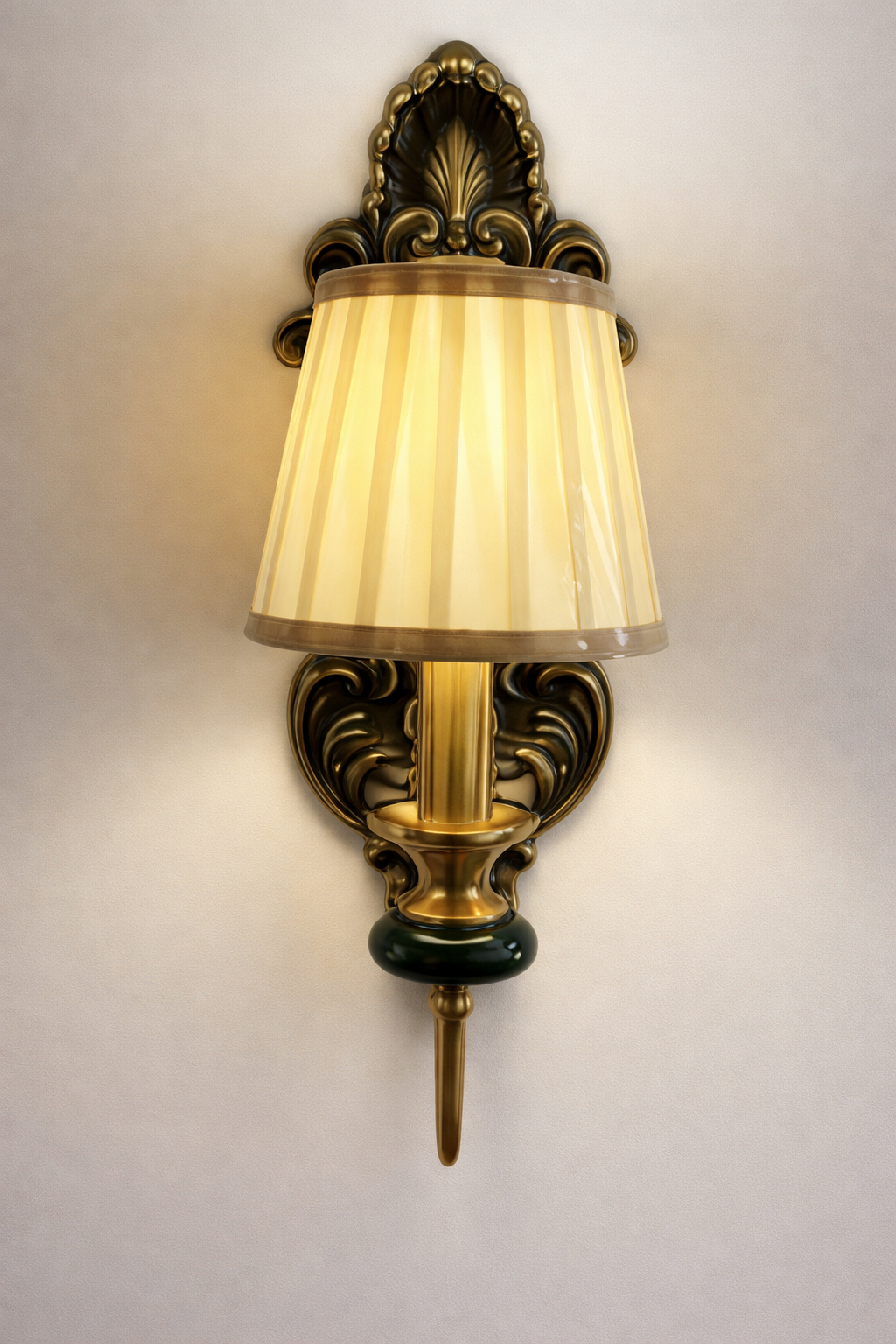 HDC Luxury Classic Fabric Shade Wall Light for Living Room