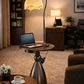 HDC Luxury Floor Lamp with Wooden Table & USB Charging – Premium Designer Standing Lamp
