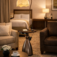 HDC Luxury Floor Lamp with Wooden Table & USB Charging – Premium Designer Standing Lamp
