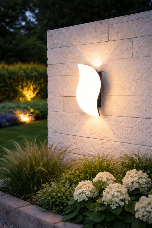 HDC Luxury Curved Up & Down Outdoor Light