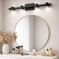 HDC Luxury Black LED Mirror Wall Light for Bathroom & Dressing Area