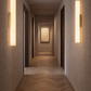 HDC 400mm Luxury Vertical LED Wall Light with Gold Accent