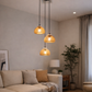 HDC Luxury Handwoven Cane Pendant Ceiling Light for Dining, Living & Café Spaces