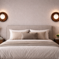 HDC Luxury Wooden Finish Circular Wall Light for Bedroom, Living Room & Ambient Décor