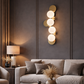 HDC Luxury Modern Gold Glass Globe Wall Light for Bedroom, Living Room & Hotel Décor