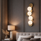 HDC Luxury Modern Gold Glass Globe Wall Light for Bedroom, Living Room & Hotel Décor