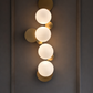 HDC Luxury Modern Gold Glass Globe Wall Light for Bedroom, Living Room & Hotel Décor