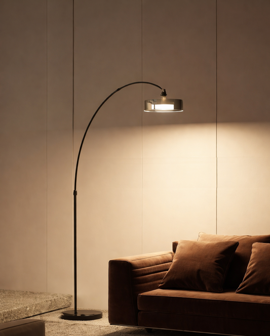 HDC Luxury Modern Arc Floor Lamp for Living Room