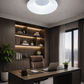 HDC Modern Black Texture LED Ceiling Light for Bedroom, Living Room & Hall